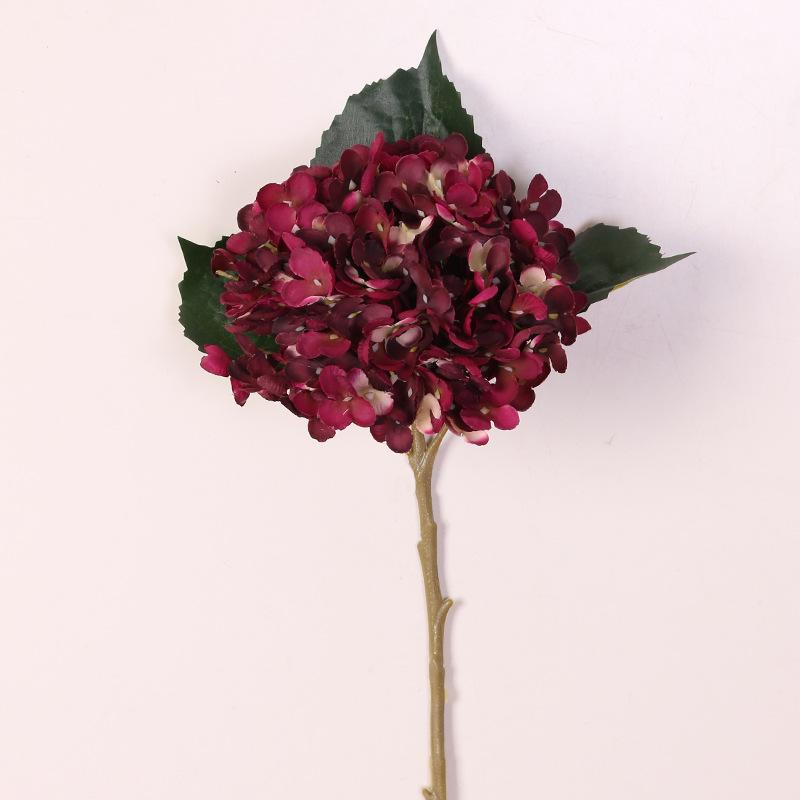 Artificial flower retro wholesale hydrangea wedding flower high imitation
