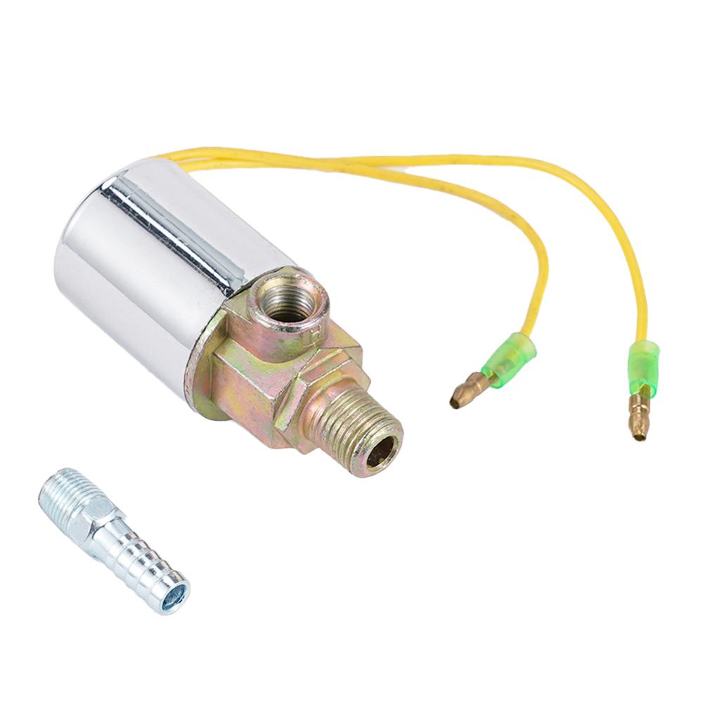 1/4inch 12V 24V 10A NEW Metal Car Train Truck Air Horn Electric Solenoid Valve Heavy Chrome