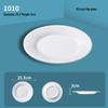 A5 Melamine Commercial Buffet Round Flat Plates