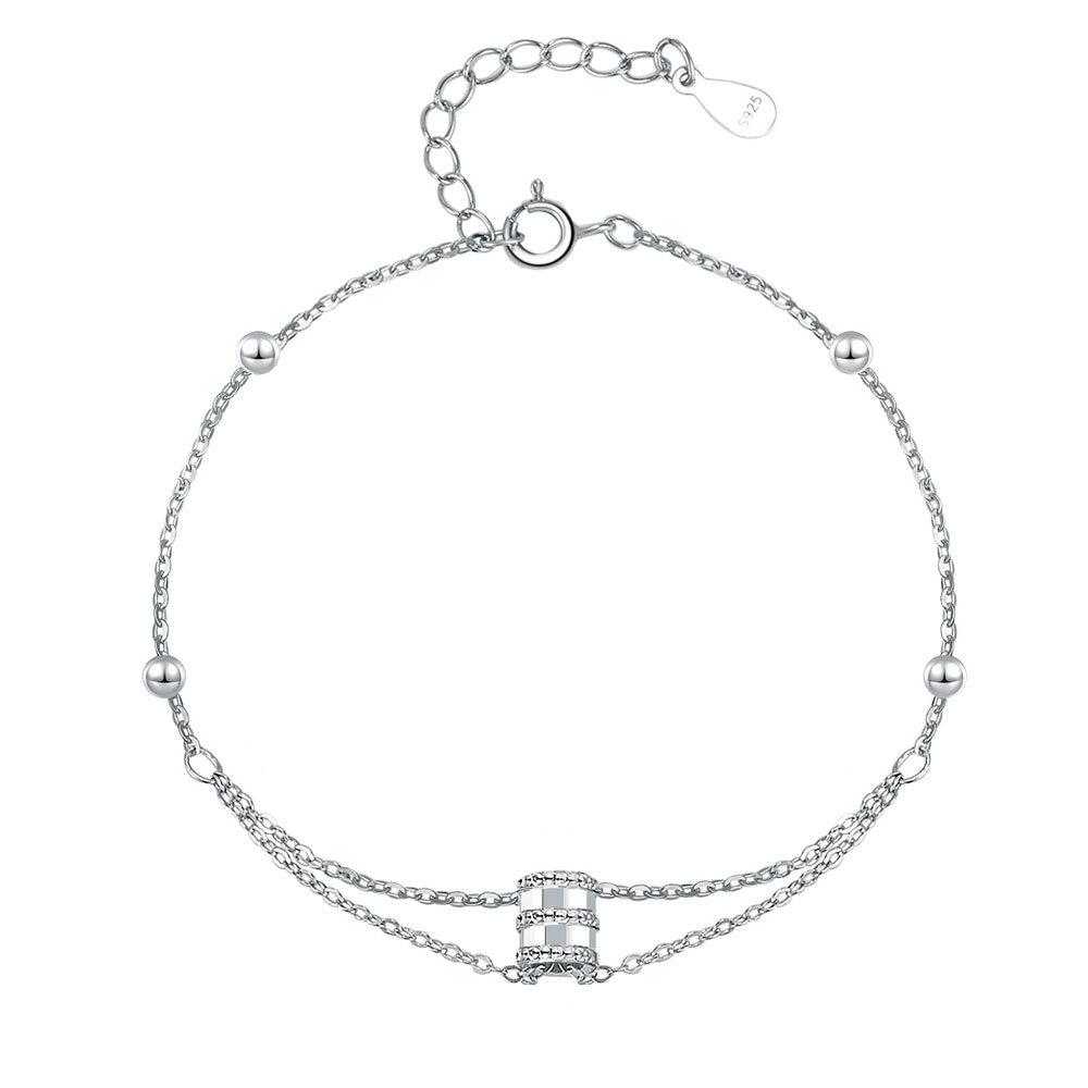 

S925 Серебряный модный браслет Xiaoman, студенческий браслет, температура браслета