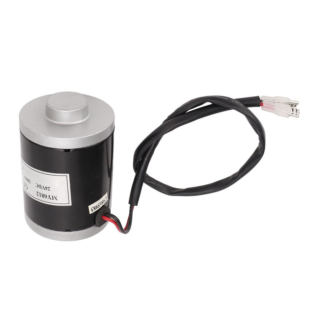 24V Brushed Motor 100W 2 Rotation Mode Aluminum Material Large Torsion 2700RPM Brush Motor with Belt Pulley