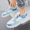 Men's Fashion Sports Shoes Comfortable Flat Bottom 2024 New Outdoor Casual Shoes Street Blue Trendy Skateboarding Shoes
