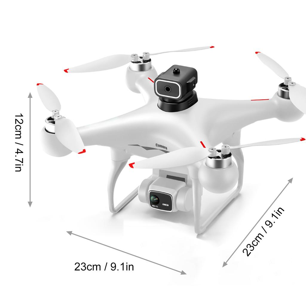 Remote Control Drone with Cam a 4K Dual Cam a 4-sided Infrared Obstacle Avoidance Brushless Motor Optical Hov  Remote Control Quadcopt  for Kids A