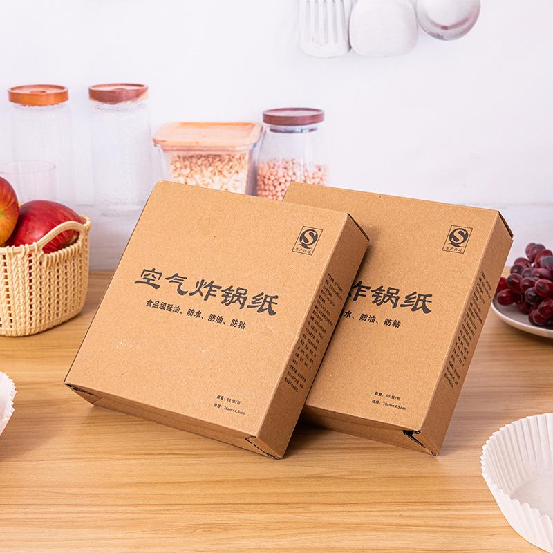 Oil-Absorbing, Heat-Resistant Air Fryer Silicone Paper Plates