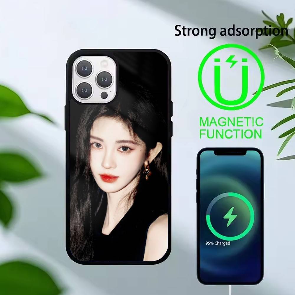 Ju Jingyi Y- Kiku Phone Case For iPhone17,16,15,14,13 Plus,Pro Max Magnetic For Magsafe Wireless Charging