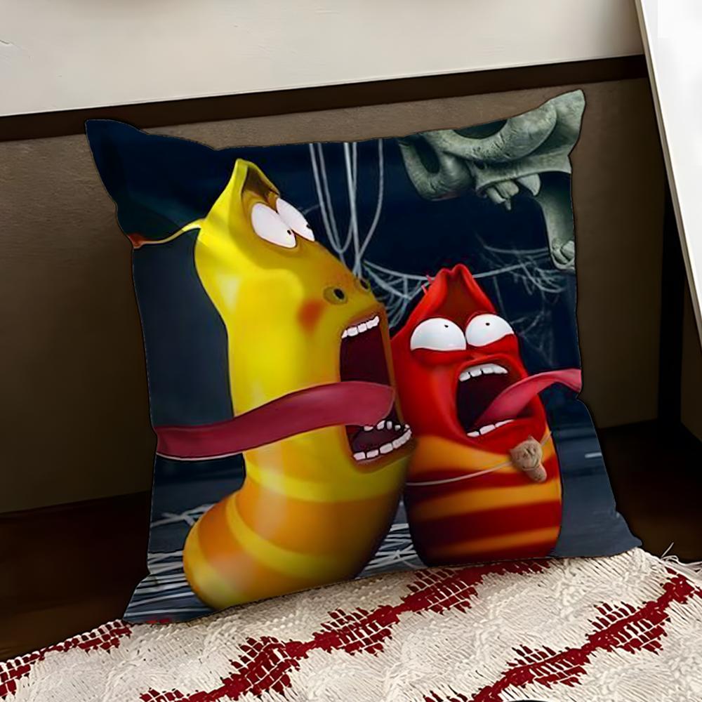Funny LLarva Cushion Cover Reversible Soft Durable Pillow Cover Home  Car MultiScene Use for Daily Comfort