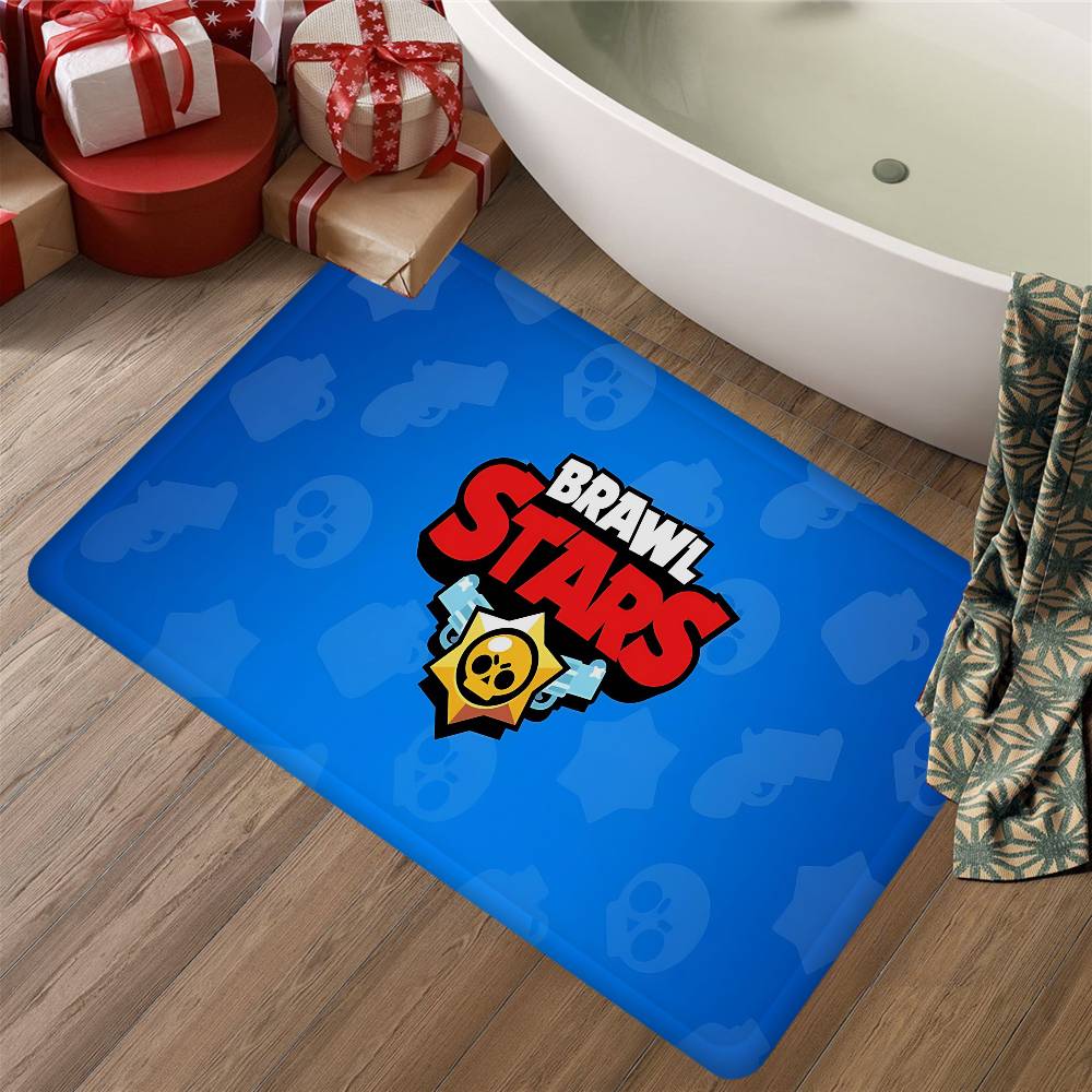 Strategy Game B-BRAWL STARS Floor Carpet Nordic Style Home Doormat Bathroom-Toilet Mats Bedroom Hotel Decor Mat