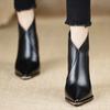 Fashion 2025 Spring Metal Pointed Toe Women Ankle Boot Fashion Short Booties Designer High Heels Botas De Mujer