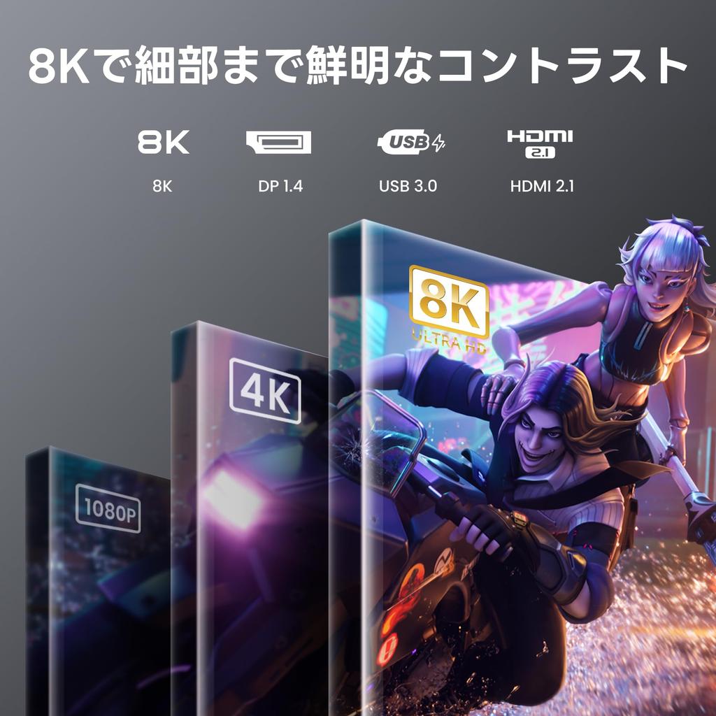 NEWCARE Kvm Switch 2 Inputs 2 Outputs 5Gbp 4 Ports Output Switch Compatible with 2 PCs and 2 Monitors KVM Switch That Can Share and USB Memory