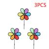 1-3PCS Garden Wind Spinner Portable Decoration Windmill Spinners Cloth Flower Spinners Outdoor Kids Toy for Garden Lawn Yard