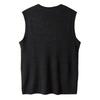 Men's Sleeveless Sweater College Style Vest V-Neck Fashion Waistcoat Sweater Vest