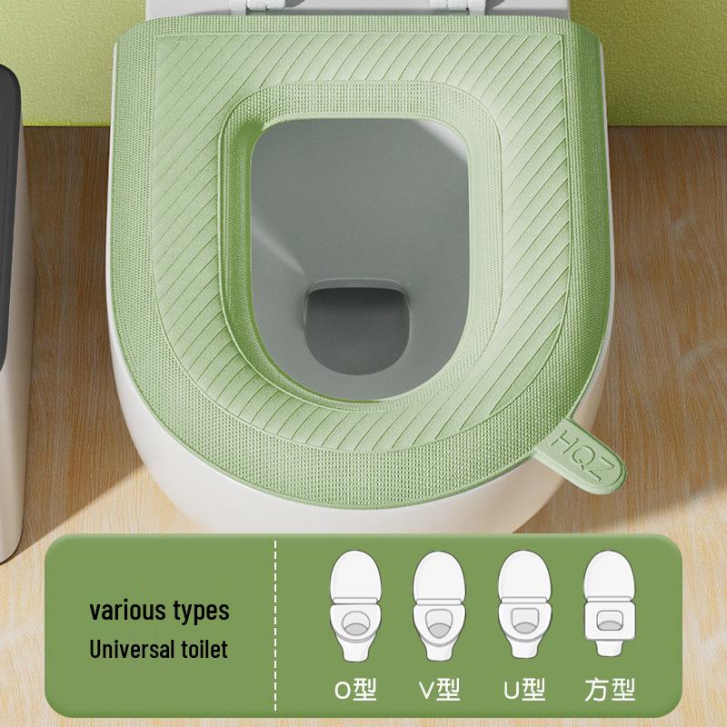 Silikon-Schaumring Universeller WC-Sitzbezug - Waschbares Kissen für alle Jahreszeiten