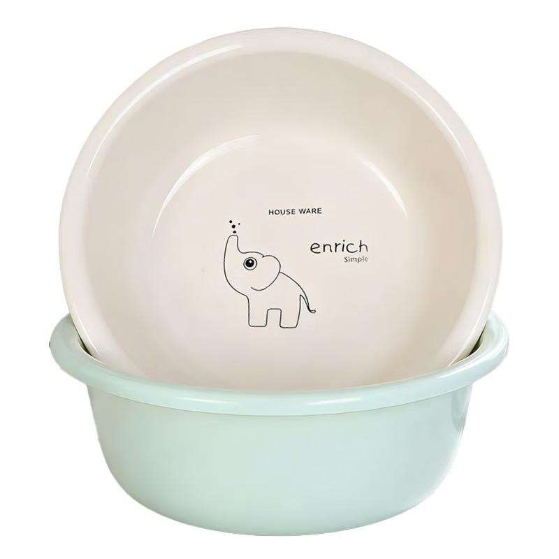 

Круглые пластиковые многоцелевые тазы 36 см - 2 шт.