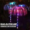 Solar Fiber Optic Light, Colorful Jellyfish Waterproof Outdoor Fireworks LED Courtyard Lawn Atmosphere Decoration Light