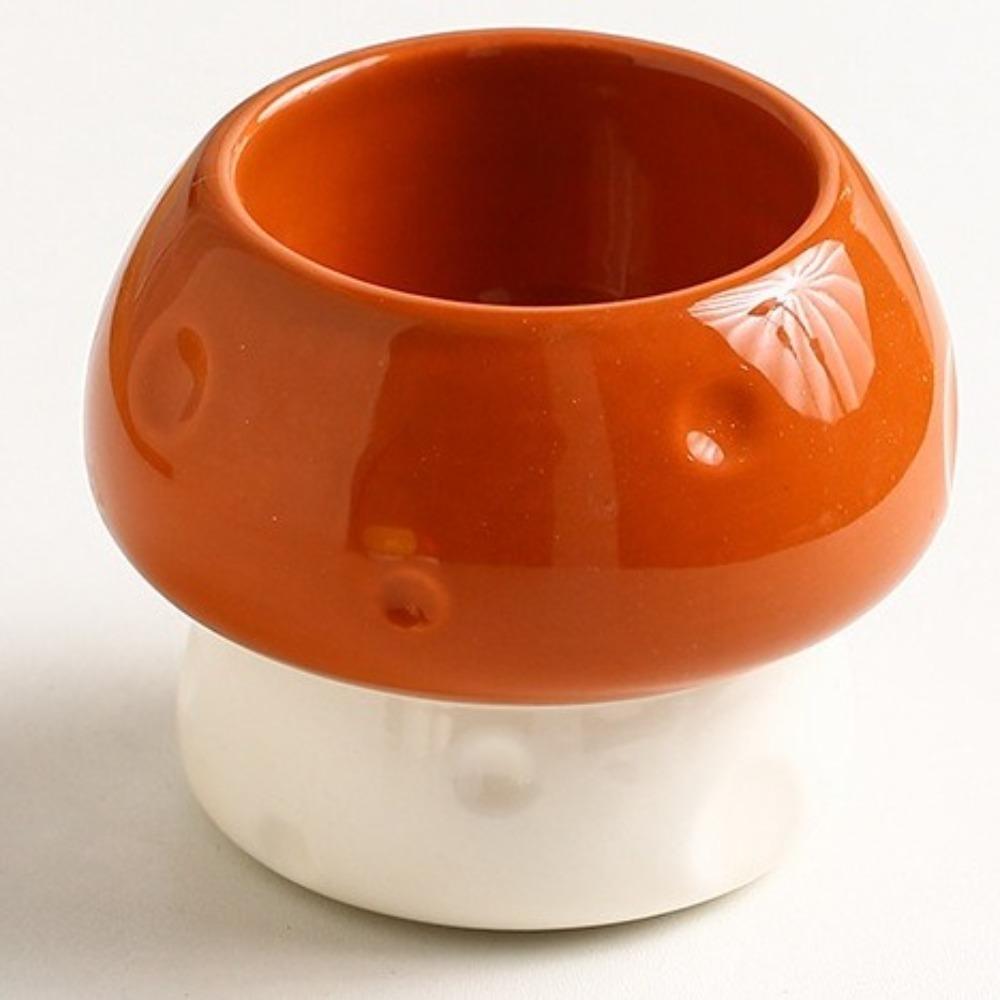 Ceramic Parrot Food Bowl Large Capacity Feeding Station Bird Water Bowl  Balcony Use
