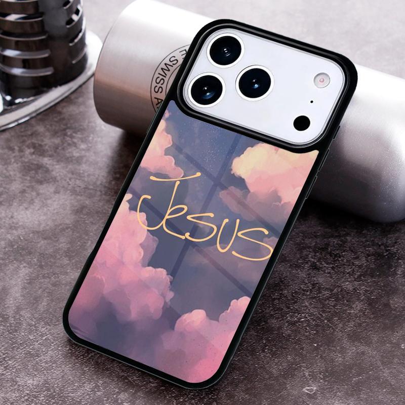 Jesus Love God Phone Case for iPhone 17 16 15 Pro Max Air 14 13 12 11 Plus Shockproof Cover