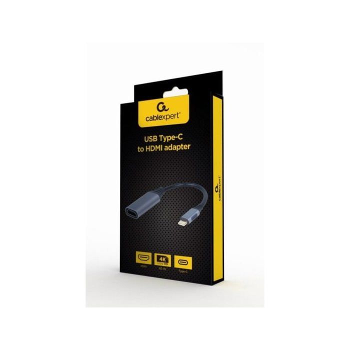 Cablexpert A-USB3C-HDMI-01 video cable adapter 0.15 m USB Type-C Grey
