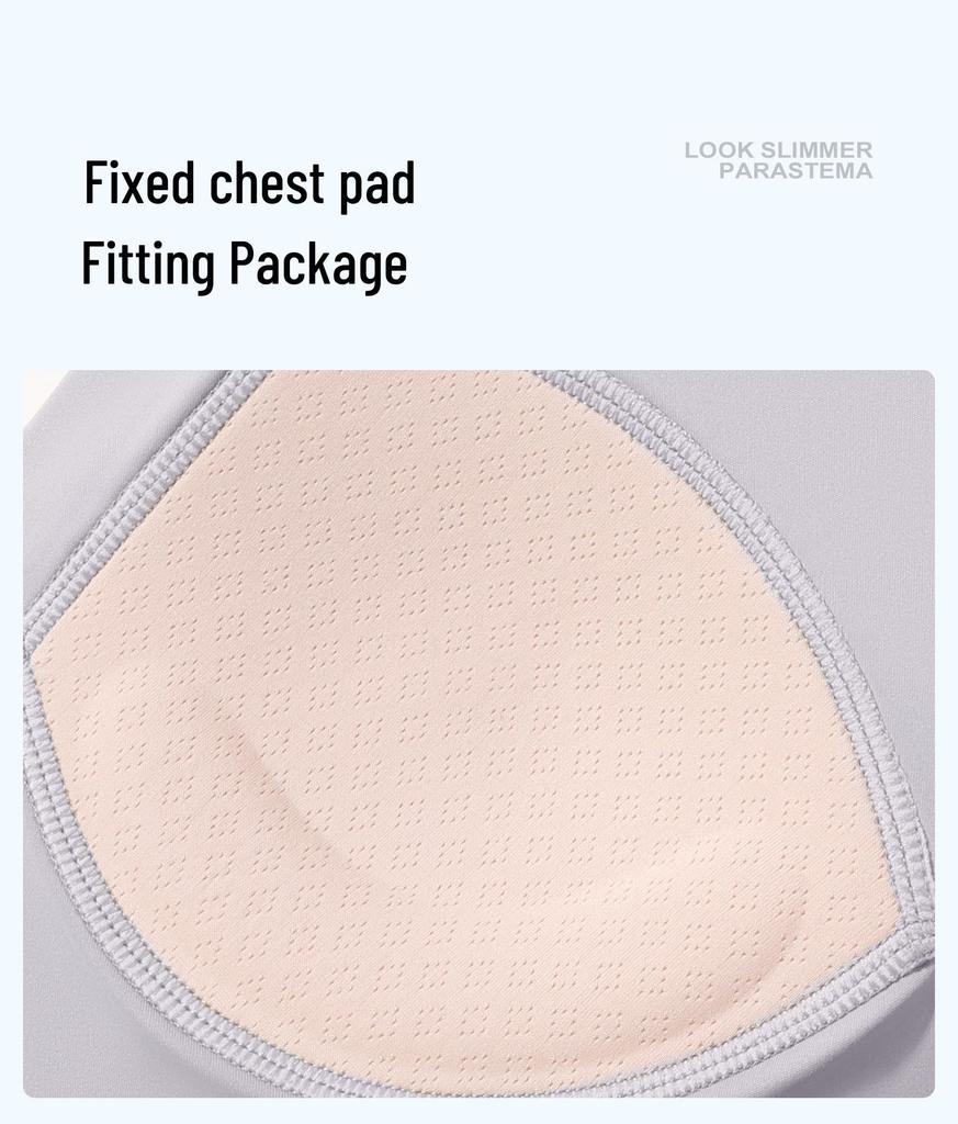 Stoßfester Damen-Sport-BH in I-Form - Elastisches Nylon-Tanktop für Yoga, Laufen & Fitness