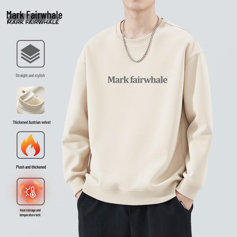 Mark Fairwhale Men's Fleece Lined Crewneck Sweatshirt