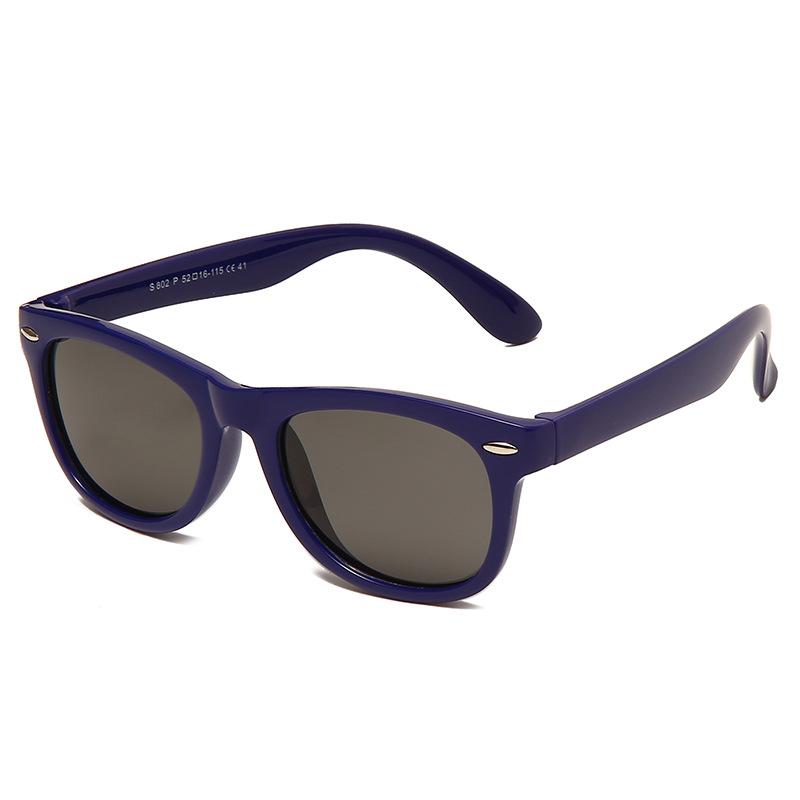 Internet-Famous Kids Sunglasses Trendy Color-Block Design Uv Protection Versatile Sunshades For Boys And Girls 802