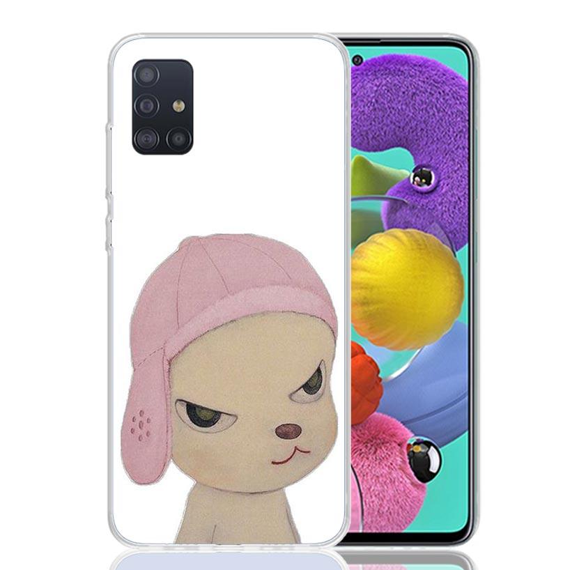 Y-Yoshitomo Nara Phone Case For Samsung Galaxy A52 A32 A22 A12 A02S A50S A30S A51 A31 AA71 Note 20 Ultra 10 S10 Plus Galaxy A52