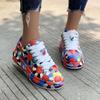 New Fashion Lace-Up Sports Shoes: Round Toe, Thick Sole, Size 43, Casual Couple Style for European and American Markets