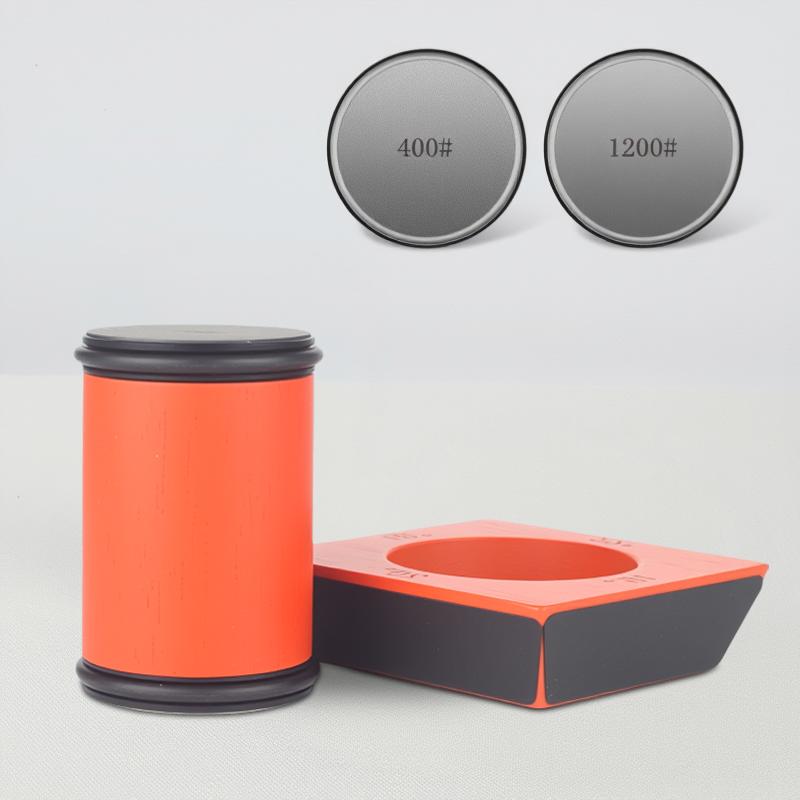 Rolling Blade Sharpener Set 15/18/20/22° Four Angles Non-slip Base Diamond Grinding Disc Jade Fine Sharpening Kitchen Sharpenin