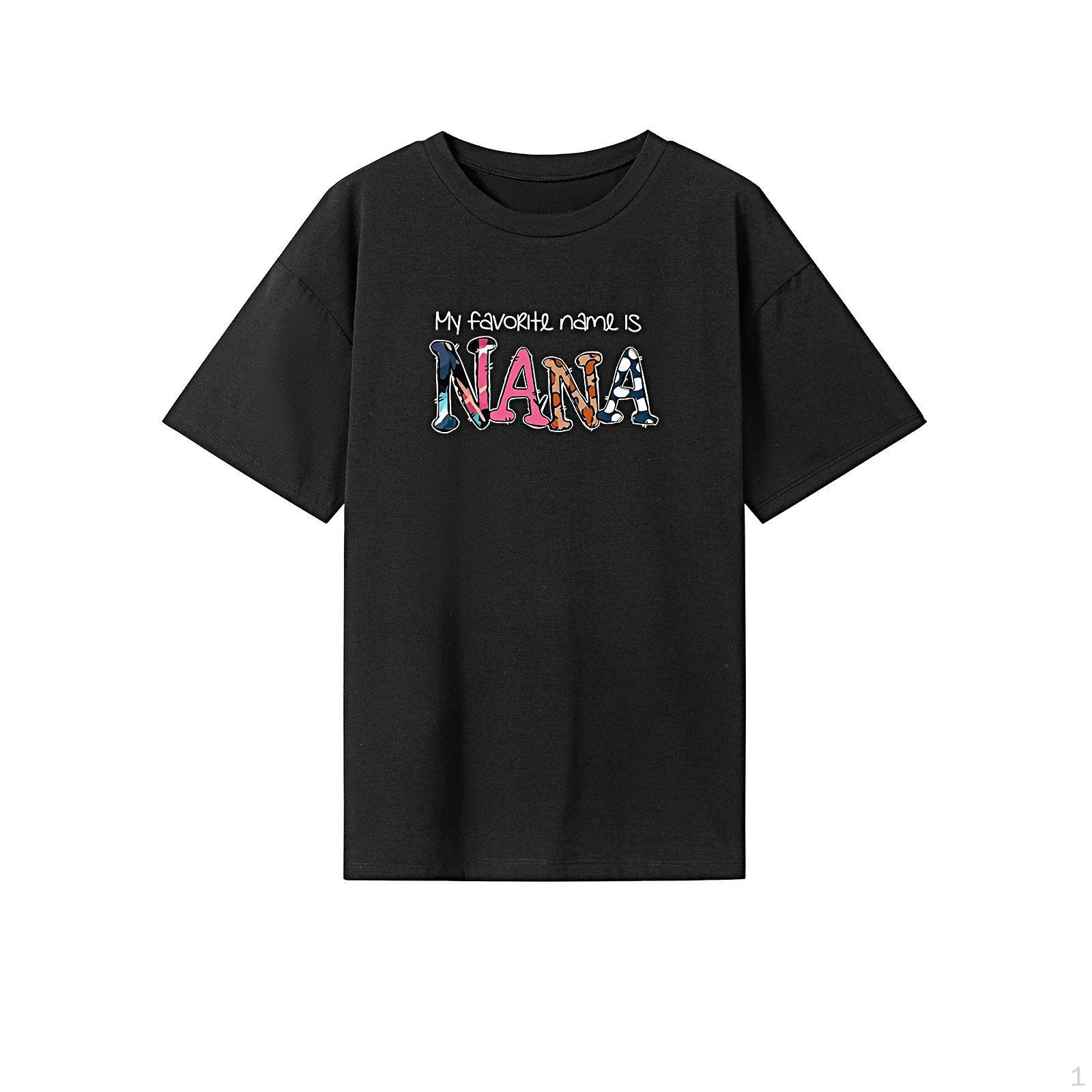 

T Shirt for Women Summer Activewear Crewneck Holiday Vacation Walking