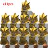 MOC Creative Medieval Game Valley Kinghts Ailin Guard Figures Warrior Armored Soldiers Army Weapons Helmet Blocks Bricks Toys