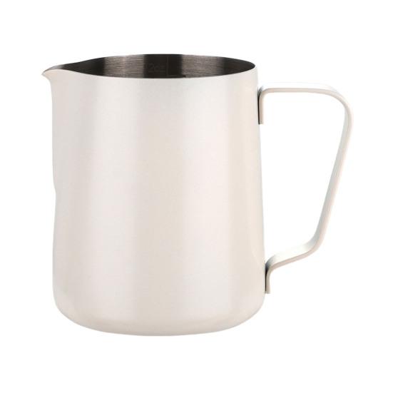Coffee Frother Jug with Scale Stainless Steel Milk Frothing Pitcher, Professional Latte Art Cup Espresso Tool Measurement Scale, Dripless Spout