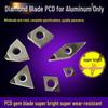 PCD-Diamantwendeschneidplatten für Aluminium-CNC und Edelstein-Sägeblätter