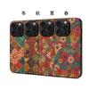 Ultrathin Flower Figure Leather Case For iPhone 16 16E 15 14 13 12 11 Pro Max 15Plus XS Max XR 7 8 SE 2026 Shockproof Back Cover