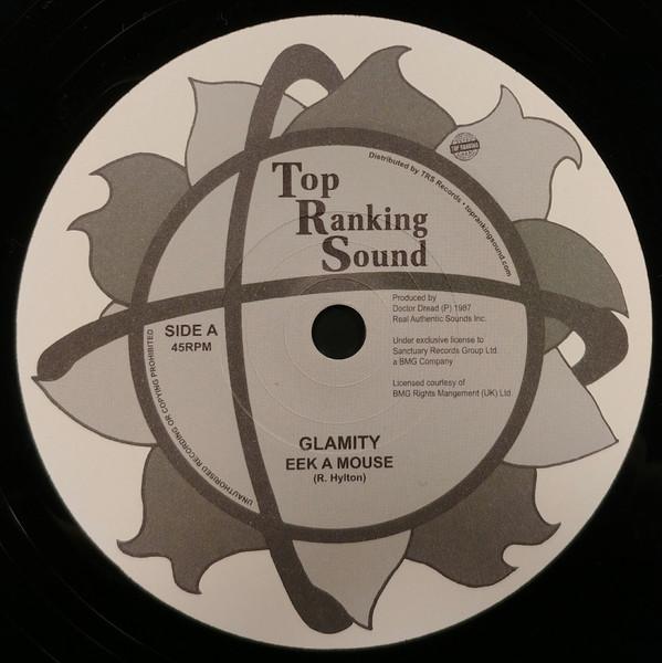 

7inch Record EEKAMOUSE Glamity TRSRR7 Top Ranking Sou 1987 Europe Reggae Ska Dub Used