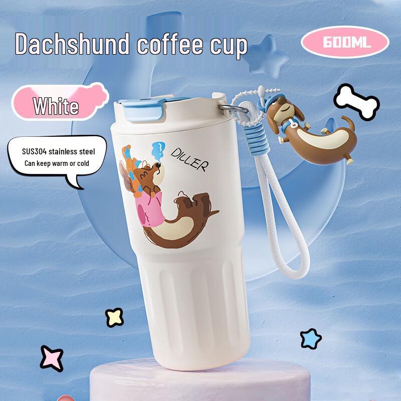 Diller 600ML Stainless Steel Insulated Coffee Tumbler