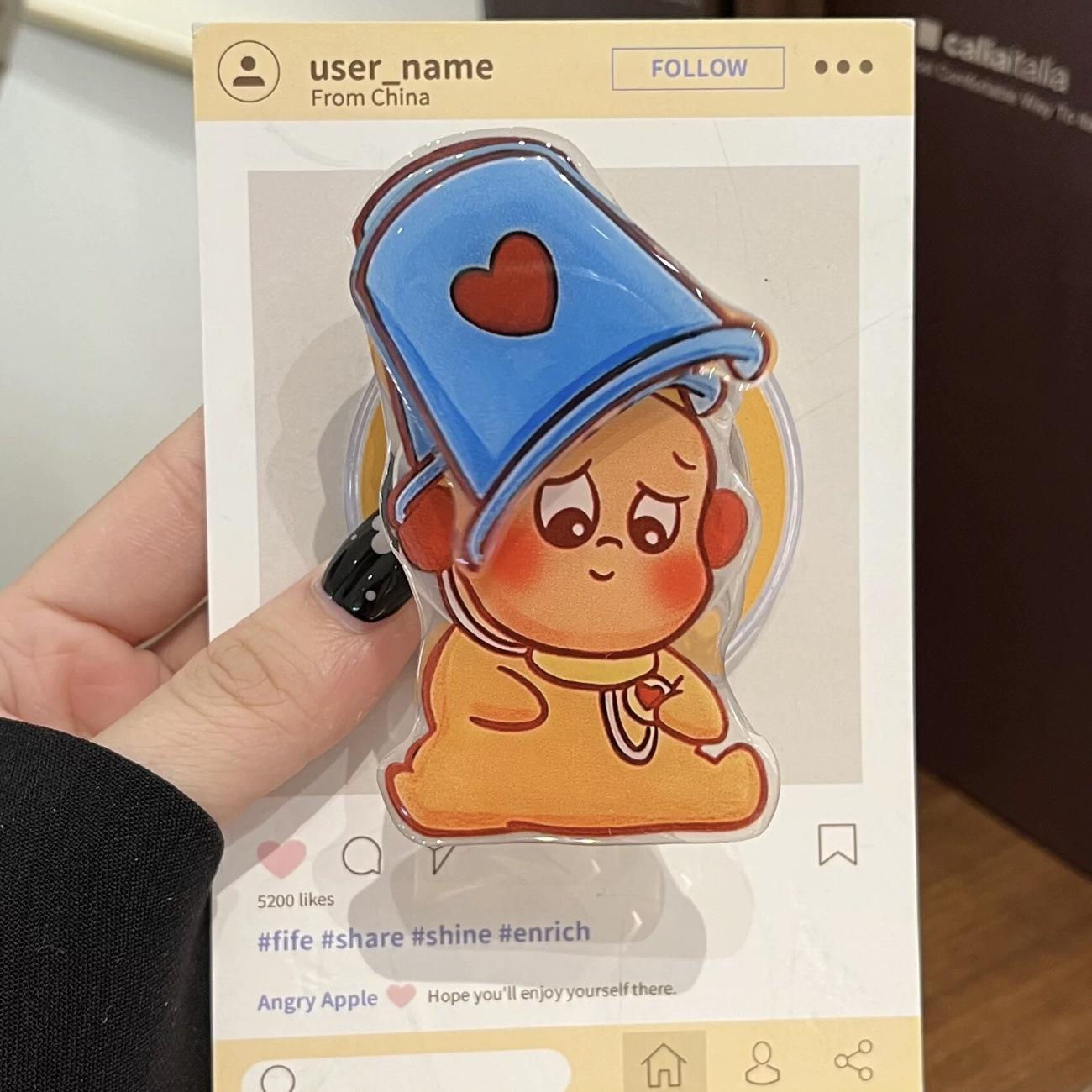 

Rotating Star Cartoon Headset with Magsafe-Compatible Magnetic Phone Holder - Retractable & Foldable Design with Strong Airbag.