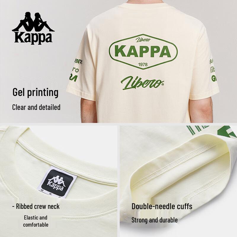 Kappa Unisex 2025 Summer Pure Cotton Loose Fit T-Shirt KPCGCTD73