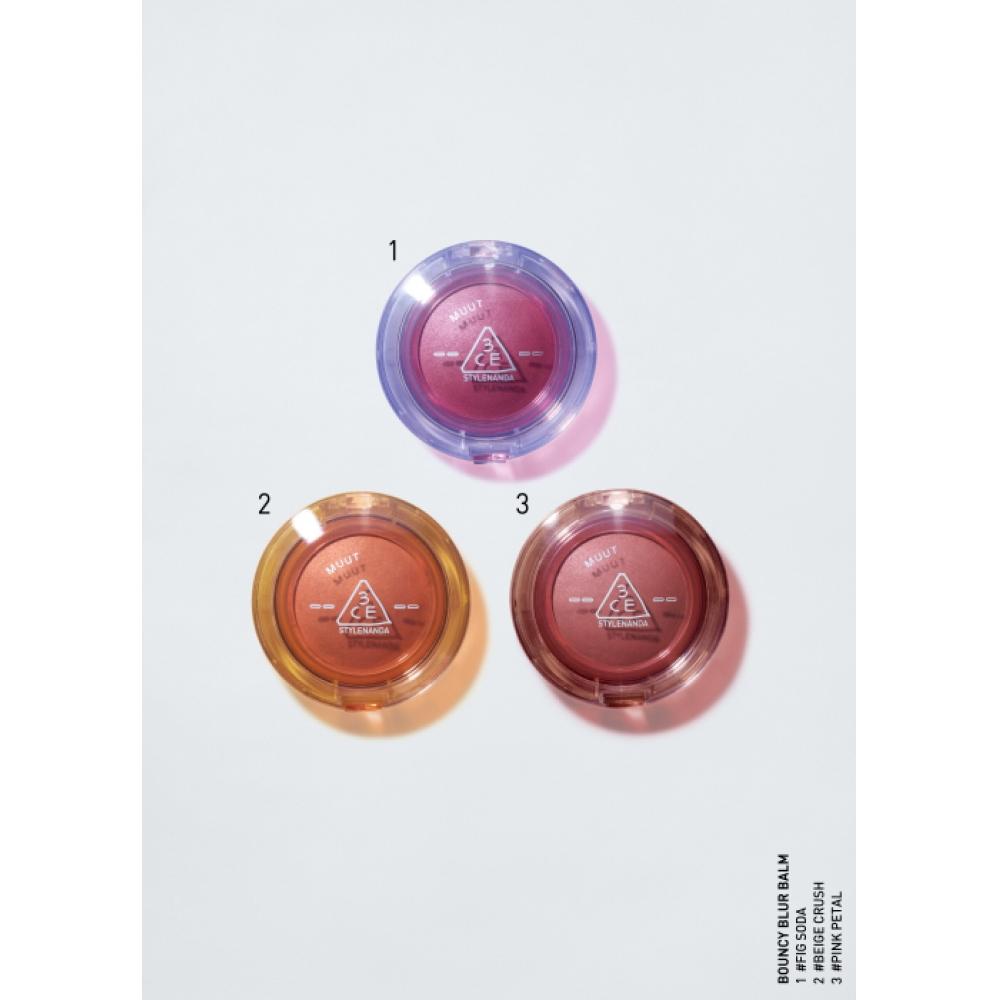 3ce [tinted Summer Edition] Bouncy Blur Balm  Free Folding Mirror 