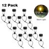 6/12 Pack Solar Pool Lights, Waterproof LED Ambient Lighting for Fence, Garden, Patio, Pathway, Porch, Decorative Outdoor Lamp