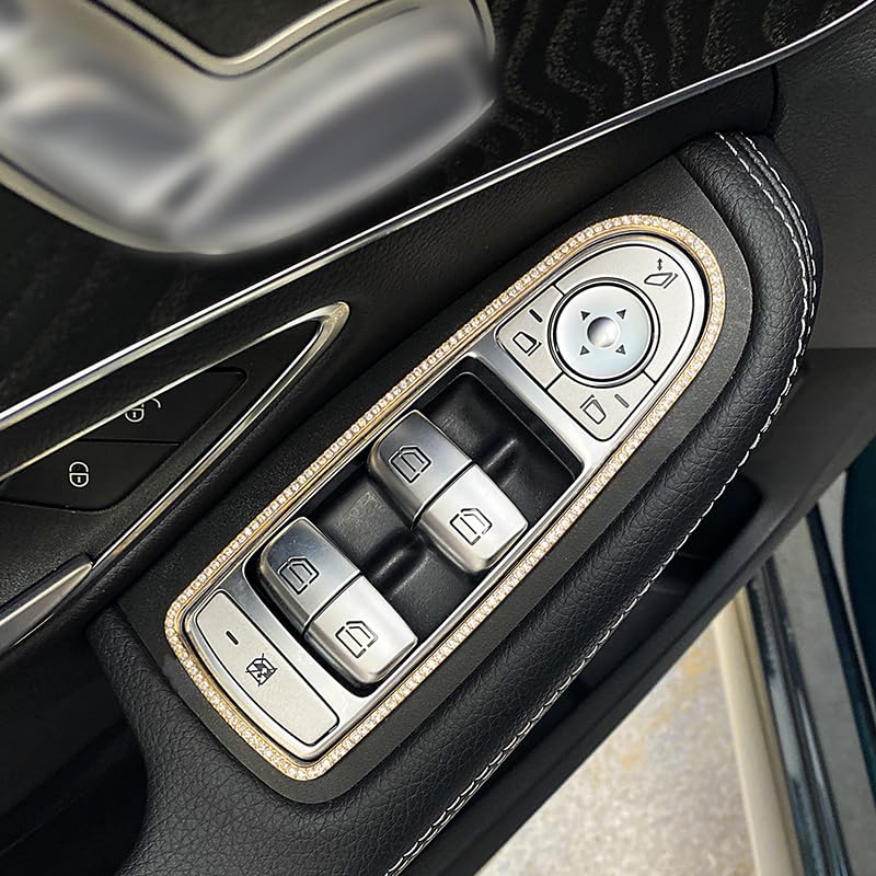 

ONGOXD Mercedes-Benz S Class (2014-2020) W222 Exclusive Vent Ring Interior power window switch panel bezel