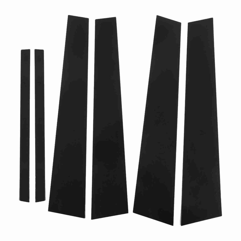 Side Pillar Post Trim 4D Style Glossy Black Replacement for Accord Sedan 9th Gen 2013?2017