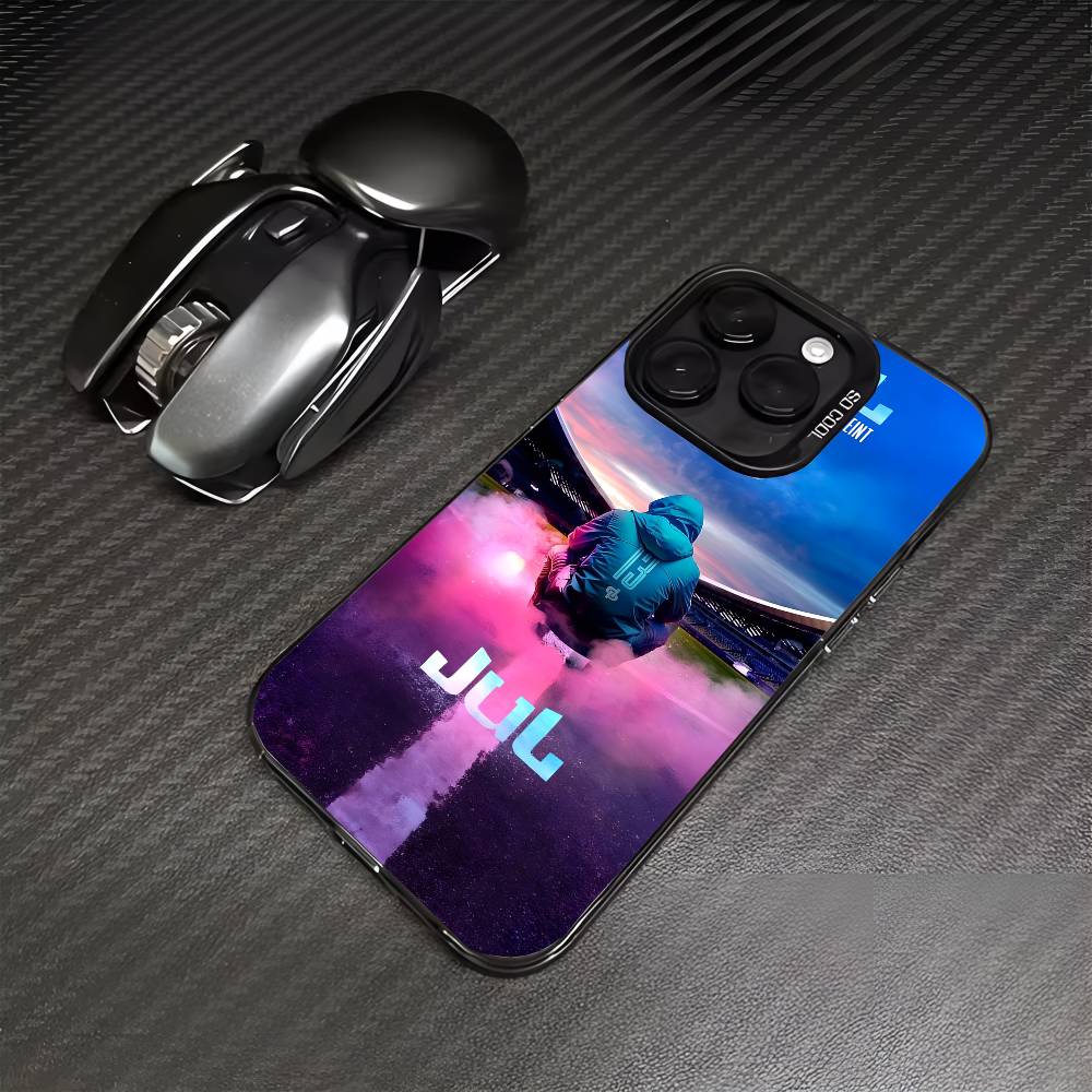 Rapper J-JuL C'est Pas Des Lol Phone Case For iPhone 17 Air 16e 15 14 13 12 11 Pro Max Plus Mini SE Matte Back Silver Cover