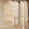 Space Saving PEVA Dust Cover With Viewing Panel  Clothing Protector For Wardrobe Suitcase Hanging Garment Bag f