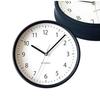 KATOMOKU Muku Clock 4 Black Wall Clock with Continuous Second Hand Radio km-57BKRCS 306mm (SKP Clock)