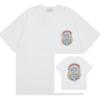 Grenzüberschreitend auf Lager exklusiv Casablanca Doppelgaze reine Baumwolle Unisex T-Shirt Hip-Hop lässig Kurzarm locker Rundhals