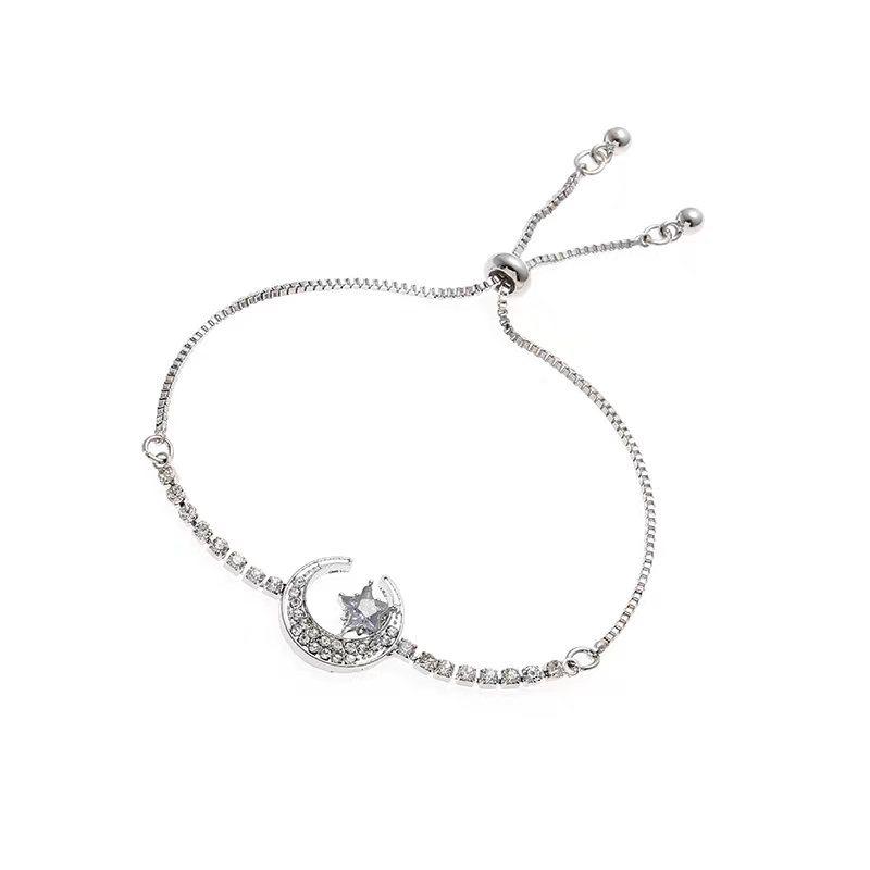Korean Style Zircon Flower Bracelet for Women - Trendy, Simple, Personalized Design