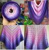 300g/pcs Colorful Pure Cotton Cake Gradient Cotton Rainbow DIY Scarf Shawl Skirt Wool Yarn Crochet