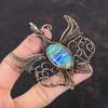 Rainbow Calsilica Pendant Copper Wire Wrapped Pendant Butterfly Pendant Gemstone Pendant Copper Wire Jewelry Gifts For Him Handmade Pendants