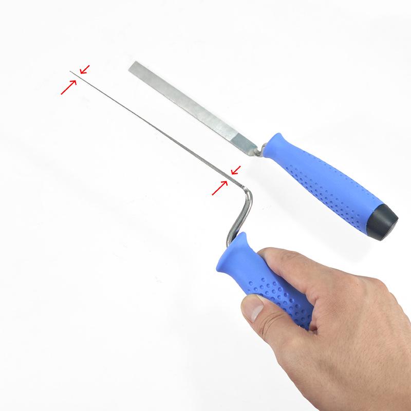 7-Piece Construction Set: Tile Grout Filling and Double-Headed Brick Grouting Knives for Seam Caulking.