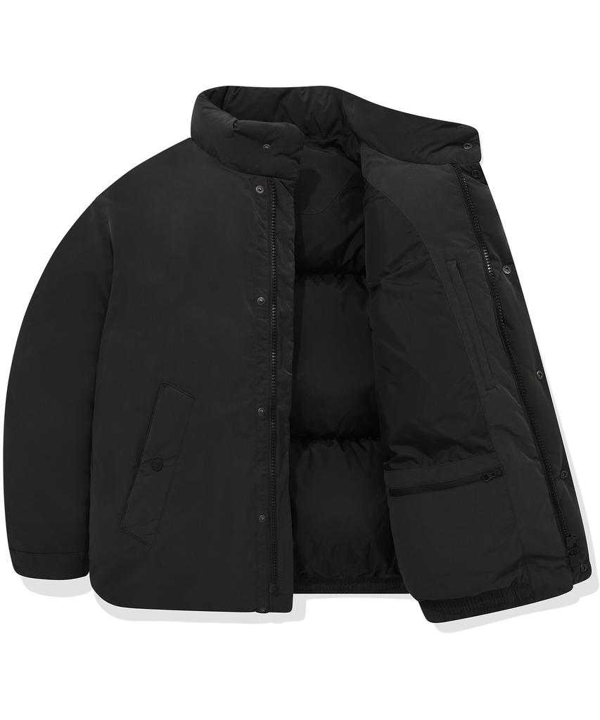 COVERNAT Rds Below Down Short Puffer Charcoal