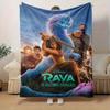 1pc,Disney Raya and the Last Dragon Home Decorative Blanket, Soft Throw for Couch, Bed, Travel